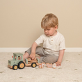 Load image into Gallery viewer, Little Dutch Tractor met trailer Little Farm FSC
