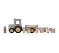 Load image into Gallery viewer, Little Dutch Tractor met trailer Little Farm FSC
